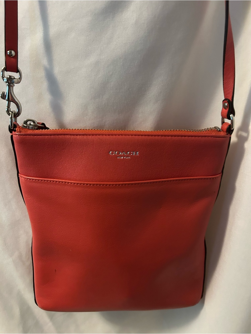 COACH Pink Leather Crossbody Bag